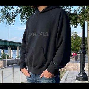 Fear of God Essentials Pullover Hoodie Applique Logo - Small